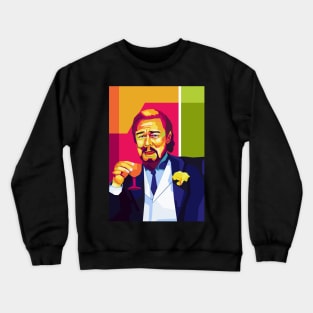 Laughing Leonardo Dicaprio Meme Pop Art Crewneck Sweatshirt